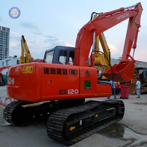 Excavadora HITACHI de 12 toneladas usada, original de Japón, excavadora Hitachi EX120-5 en buen estado - Product Image 1