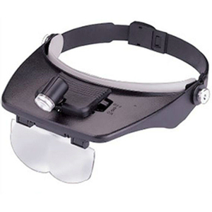 Magnifying Glass Visor With <b>Led</b> <b>Lighting</b> For Precision <b>Work</b> - Product Image 1