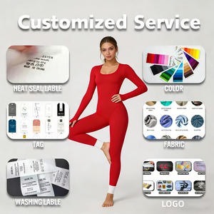 Tuta Intera Personalizzata Traspirante per Palestra, Yoga e <span class=keywords><strong>Sport</strong></span>, Body Modellante per Donne - Product Image 6