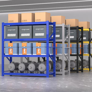 Étagères en Acier Thermolaqué à 4 Niveaux Réglables 200kg/300kg pour Supermarché, Rayonnage Métallique de Charge Moyenne pour Snacks et Boissons - Product Image 6