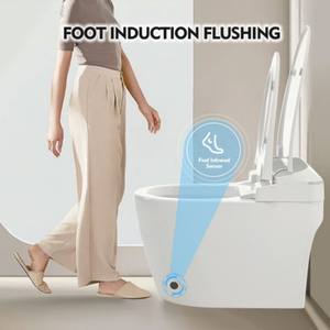 Fabrika doğrudan tedarikçisi ısıtmalı koltuk akıllı tuvalet otomatik floş özel commode ticari modern toilette japonaise klozet - Product Image 3
