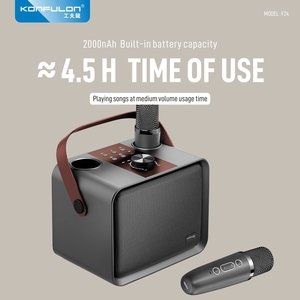 Altoparlante TWS Konfulon 20W con Batteria da 2000mAh, Impermeabile IP65, Audio Bidirezionale, Microfono Integrato, Portatile per Uso Esterno - Product Image 4
