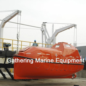 Bateau de sauvetage entièrement fermé de 5 m pour 25 personnes, en PRF et fibre de verre ignifuge, version équipement marin - Product Image 5