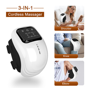 Cordless Knee Massager with LED <b>Screen</b> Heat and <b>Vibration</b> for Knee Pain Relief Portable Knee Massage for Family and Friends - Product Image 2
