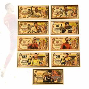 Collezione di banconote placcate in oro 24K <span class=keywords><strong>Cristiano</strong></span> <span class=keywords><strong>Ronaldo</strong></span> 9 Designs 2026 - Product Image 1