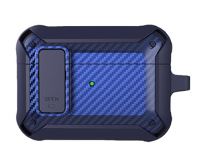 Funda Protectora de Fibra de Carbono Compatible con <span class=keywords><strong>AirPods</strong></span>, con Bloqueo de Seguridad y Hebilla Anticaídas - Product Image 6