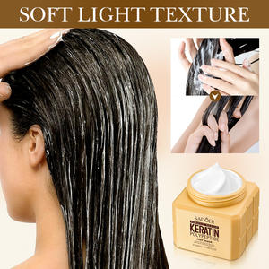 <span class=keywords><strong>Masque</strong></span> capillaire crème réparatrice et adoucissante à la kératine et aux peptides 500 ml - Après-shampoing <span class=keywords><strong>pour</strong></span> <span class=keywords><strong>cheveux</strong></span> lisses et volumineux - Product Image 3