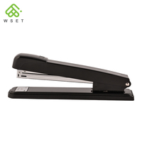 Agrafeuse manuelle longue portée Weishu Standard Desk en métal, capacité de 20 feuilles, capacité de 210 agrafes, modèle 804L, fournitures scolaires et de bureau