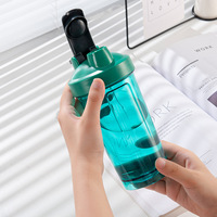 Bouteilles de shaker à protéines en plastique sans BPA avec logo personnalisé, bouteilles d'eau de sport pour la salle de sport avec boule de shaker