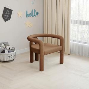 <span class=keywords><strong>Silla</strong></span> de Terciopelo Multicolor, Estilo Moderno y Minimalista, para Tocador, con Reposabrazos de Tubo Redondo Integrado y Estable, para Uso en Vestidor - Product Image 4