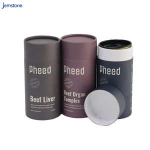 Boîte d'emballage cylindrique en carton kraft pour capsules de café de qualité alimentaire, recyclable, design personnalisé, tube en papier pour poudre de protéines - Product Image 5