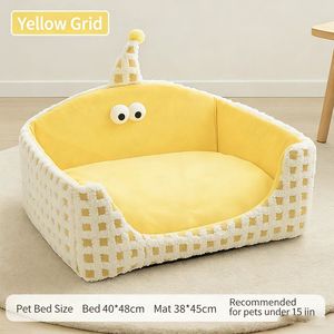 New Winter Large Eyed Checkerboard Sponge Pet <b>Nest</b> Keeping Warm Pet Supplies for Dogs and Cats - Product Image 5