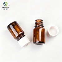 Flacon en verre ambré résistant aux UV de style A & B pour huiles essentielles, 5 ml, 10 ml, 15 ml, 30 ml, 60 ml, 120 ml, emballage cosmétique en verre