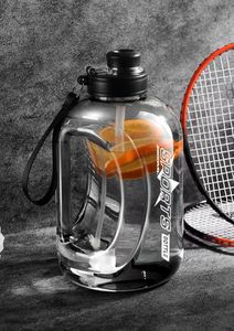 Bouteille d'eau en plastique Early Riser, gourde de sport créative, gobelet d'eau de sport, fitness, célébrité en ligne, tasse DunDun, salle de fitness - Product Image 4