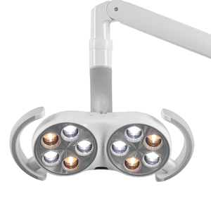 Lámpara Quirúrgica Dental Eléctrica de Plástico con 10 LED, 50000 Lux, Brillo Ajustable, Luz Blanca y Amarilla, para Unidad de Sillón Dental - Product Image 1