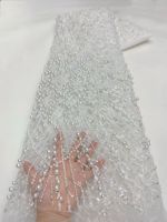 Robe de mariée moderne de luxe en maille brodée de paillettes, motif animalier, écologique, 100 % polyester, pour mariée transfrontalière