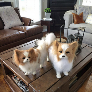 Peluche Realista de Perro Bichón Frisé, Diseño Rústico con Detalles de Animal, Decoración para el Hogar, Regalo para Amantes de las Mascotas, Superficie de Peluche, Modelo de Cachorro - Product Image 3