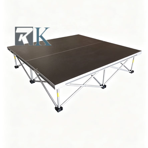 Foldable Mobile Aluminum <b>Stage</b> <b>Platform</b> Plywood Board for Outdoor Music Events Wedding - Product Image 1