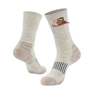 شعار مخصص صوف ميرينو الحراري دافئ الشتاء المشي لمسافات طويلة في الهواء الطلق طاقم الجوارب التزلج على الجليد في الهواء الطلق الجوارب الرياضية مع جيب - Product Image 1