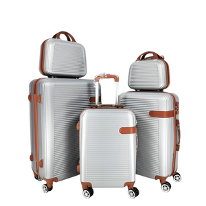 Ensemble de valises de voyage, durable et léger, en ABS et PC, ensemble de 6 pièces, style minimaliste, sac à bagages - Product Image 3