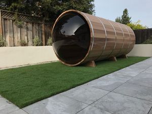 Canada in legno di cedro per esterni Sauna uso domestico casa barilotto - Product Image 5