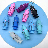 Ouvre-blister de seringue en caoutchouc PVC multicolore Outils de protection d'infirmière Porte-clés promotionnels Ouvre-ampoules Brise-flacon Chaîne