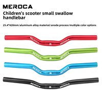 Tubo de bombeo de aleación de aluminio Meroca de 25,4*420mm con mango Yan accesorios de modificación de coche deslizante para Bicicletas de niños