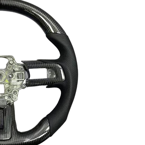 Volante de Cuero y Fibra de Carbono Personalizado para <span class=keywords><strong>Ford</strong></span> <span class=keywords><strong>Mustang</strong></span> 2015 2016 2017 2018 2019 2020 2021 <span class=keywords><strong>2022</strong></span> GT Shelby - Product Image 6