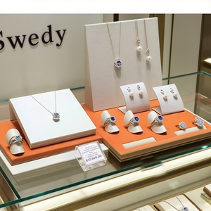 Giá để thẻ giá hình vuông trong suốt bằng acrylic cho cửa hàng bánh ngọt, trang sức, quán cà phê, quầy hàng nhỏ - Product Image 3