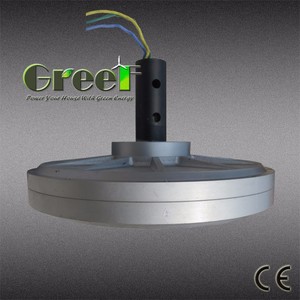 Generador de Imán de Disco de 1 KW y 350 RPM para Uso Doméstico con Eje Vertical - Product Image 5