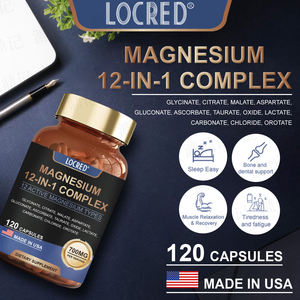 MNK Capsules <span class=keywords><strong>de</strong></span> complexe <span class=keywords><strong>de</strong></span> citrate <span class=keywords><strong>de</strong></span> magnésium 12-en-1 pour adultes - Complément naturel avec soutien au sommeil, emballage OEM - Product Image 5