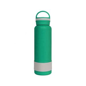 Insulated Stainless Steel Water Bottle with Handle, 24oz Double Wall Vacuum Flask, Leakproof Thermos for Outdoor - Product Image 2