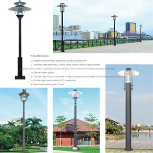 Buen precio Led Farola Jardín Luz LED Poste Luz superior Alumbrado público al aire libre Luminaria Accesorio montado en poste - Product Image 3