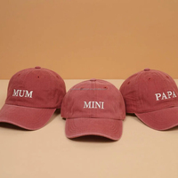 Gorra de Béisbol Personalizada con Bordado de Logotipo, Gorra Snapback Lavada, Ajustable, sin Estructura, Suave, Gorra de Béisbol Lavada, Personalización de Gorra Tipo Dad Hat