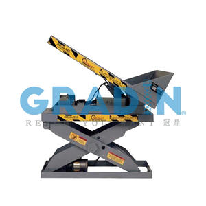 Malzemeler saygısız makineleri dökmek için kullanılan özelleştirilmiş devirme kaldırma hidroliği makaslı kaldırma tablası <span class=keywords><strong>Platform</strong></span> Upender - Product Image 1