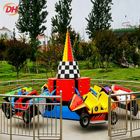 Manège à rebondissances rotatif 24 places, grand équipement d'amusement extérieur pour parc à thème