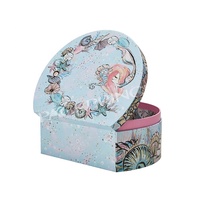 Mini boîte à valises en carton doré, emballage rigide en carton papier pour bébé, coffre-cadeau avec Logo