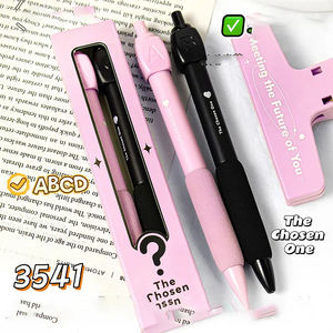 Bolígrafo de Gel Giratorio Descompresivo, de Plástico, Dorado y Verde, Divertido e Interesante, con Forma de Dado, para Respuestas, Selección ABCD, Dificultad Creativa, Rotación - Product Image 6