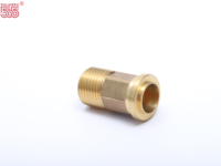 Adaptateur de raccord hexagonal fileté G1 femelle vers G3/4 mâle, en laiton, avec écrou de couplage pour tuyaux, filetages BSPP/BSPT, raccords de plomberie haute pression