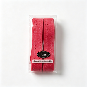 เทปพันด้ามไม้แบดมินตัน 1.1 ม. สีแดง ยางดูดซับเหงื่อ กันลื่น - Product Image 1