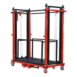 0.5t 2-10M điện di động giàn giáo nâng có thể gập lại di động Kính thiên văn Khung lõi động cơ hộp số xây dựng Thang giàn giáo - Product Image 1