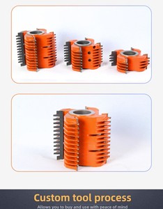 Fresa de Carburo Personalizada de Cuatro Filos y <span class=keywords><strong>Ocho</strong></span> Inmortales para Carpintería, Fresado CNC, Cortador de Uniones de Paneles, Recubrimiento Altin, ODM - Product Image 6