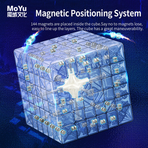Profesional <span class=keywords><strong>MOYU</strong></span> diseño magnético Cubing aula <span class=keywords><strong>Meilong</strong></span> 6M V2 velocidad cubo mágico Stickerless rompecabezas cubo juguete - Product Image 3