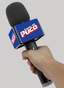 Housse de microphone portable en gros avec logo, drapeau, station d'interview carrée, communication sans fil - Product Image 6