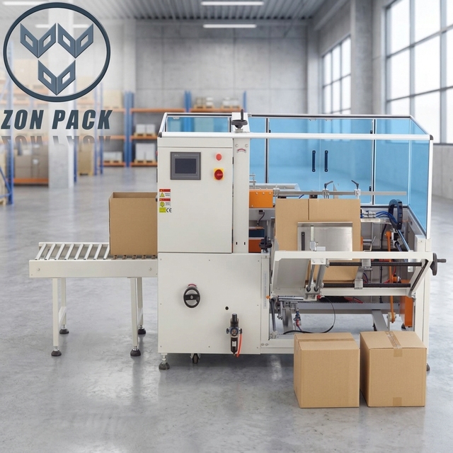 Automatic Case Erector Paper Carton Case Box Folding Taping Sealing Packing Machine