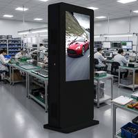 Envío Rápido, Pantalla LCD Publicitaria para Exteriores Tongheng con Control Táctil de 32/43/49/55/65/75 Pulgadas, con Soporte de Pie, IP65, para Escuelas y Edificios