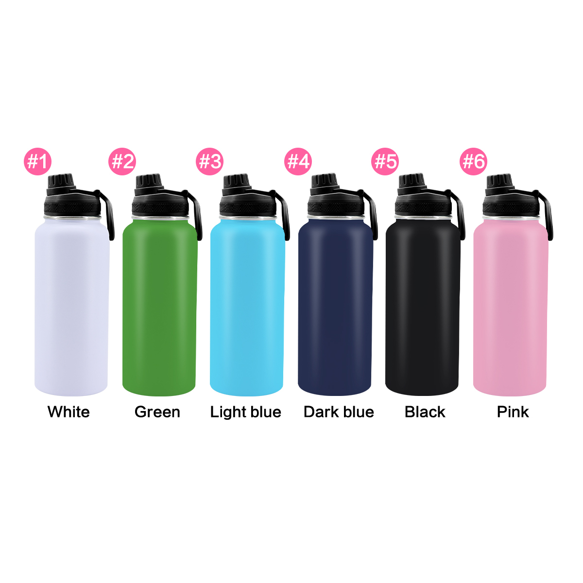 Bouteille de sport en acier inoxydable de 946 ml (32 oz)