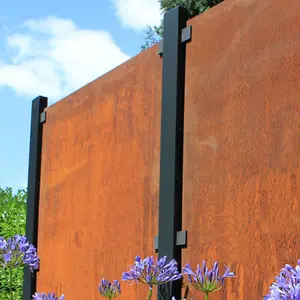 Paneles Decorativos de Acero Corten para Separar Ambientes, Cortados con Láser, Económicos, para Jardín - Product Image 3