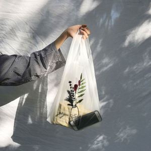 Bolsa de Compras de Organza con Logotipo Personalizado, con Diseño Floral, Promocional, Duradera, de Encaje, Lujosa, Suave y Ligera para Mujer - Product Image 3