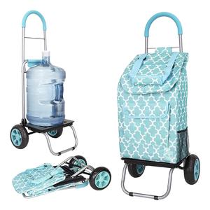 <span class=keywords><strong>Chariot</strong></span> de courses <span class=keywords><strong>pliable</strong></span> portable pour la maison, sac de courses <span class=keywords><strong>pliable</strong></span> léger, chariots de courses de supermarché avec roues - Product Image 5